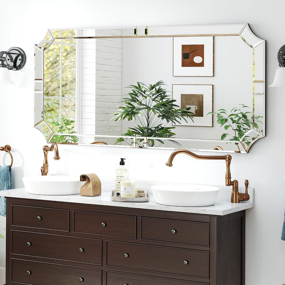 Chende 30"x59" Large Full Length Mirror with 4MM Thick Glass Pieces...