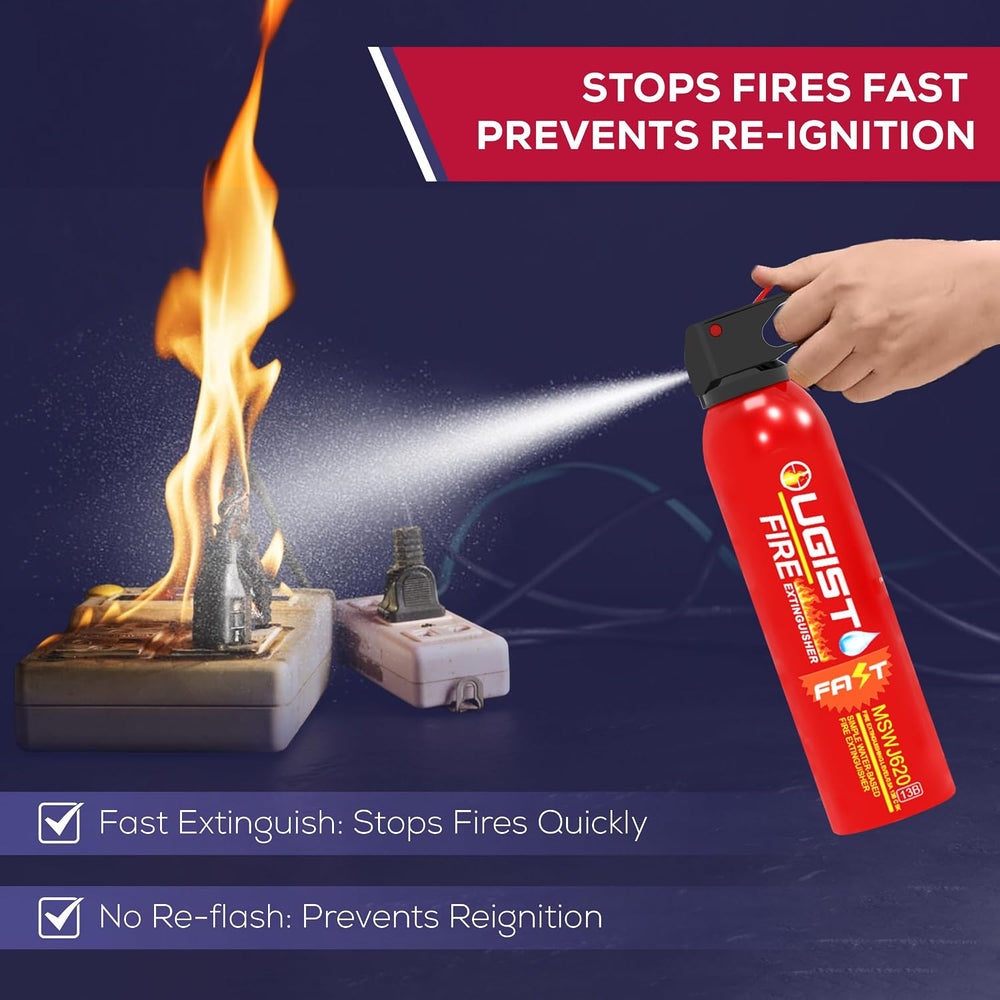 Fire Extinguisher Spray for Vehicle & Home 620ml 2 Count, Car Fire Extinq...