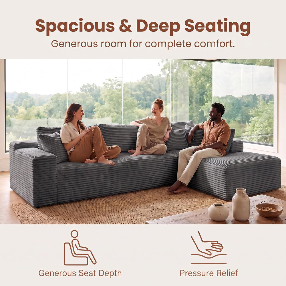 Boneless Couch Modular Sectional Sofa Cloud Couch