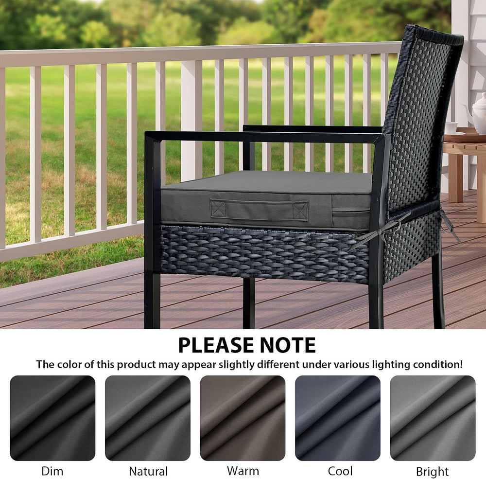 IPYNBAP Outdoor Chair Cushions Set of 4 -Waterproof Outdoor Seat Cushions for...