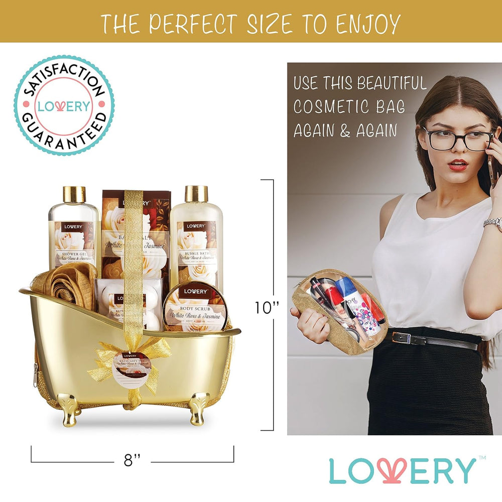 Gifts for Women Home Spa Gift Basket, Luxury 13pc Bath & Body Set Men &am...