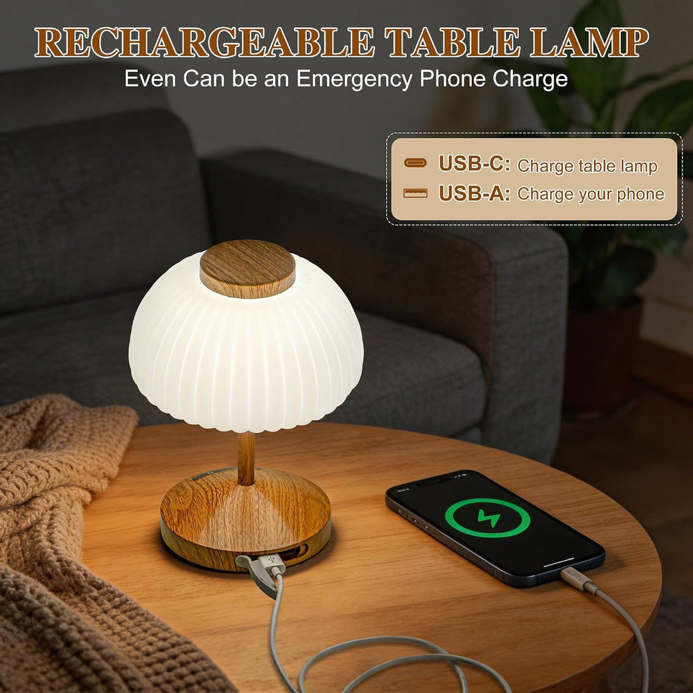 Spa-Like Shower Lamp, Wood Grain