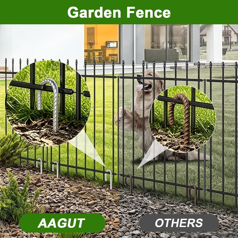 AAGUT Rebar Stakes 12 Inch J Hook, Anti-Rust Tent Stakes Heavy Duty 16 Pack