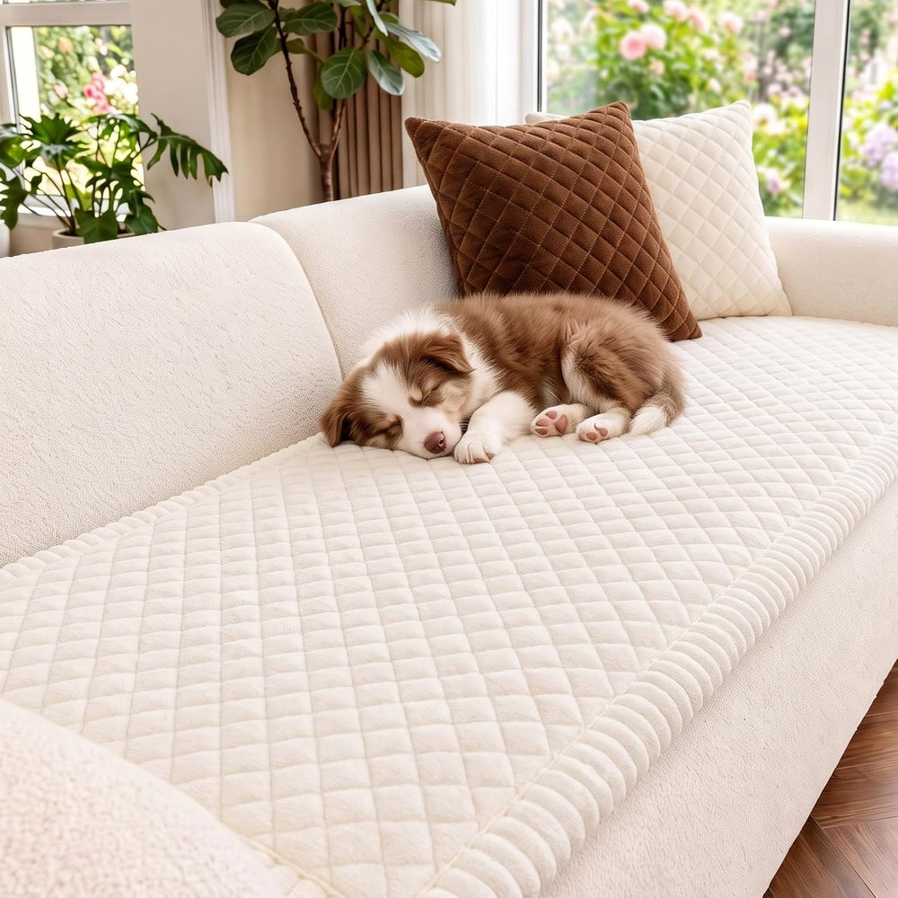 Waterproof Couch Cover for Dogs, Washable Soft Sofa Protector
