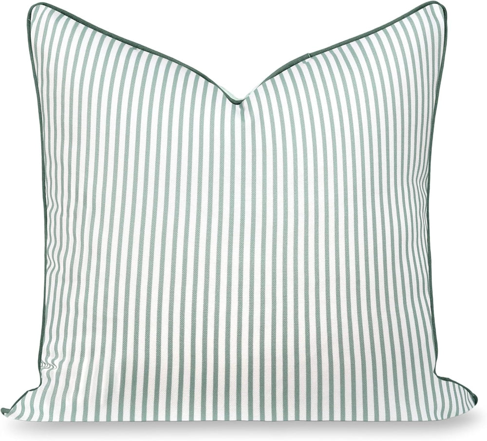 Hofdeco Premium Coastal Grandmillennial Patio Indoor Outdoor Throw Pillow Cov...