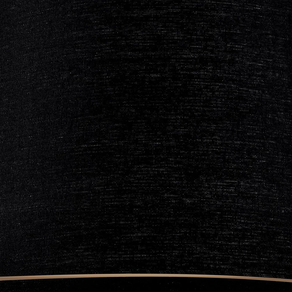 GO&SO Black Lamp Shades 1Pc,13" D x 10" H,Medium Drum Lampshade