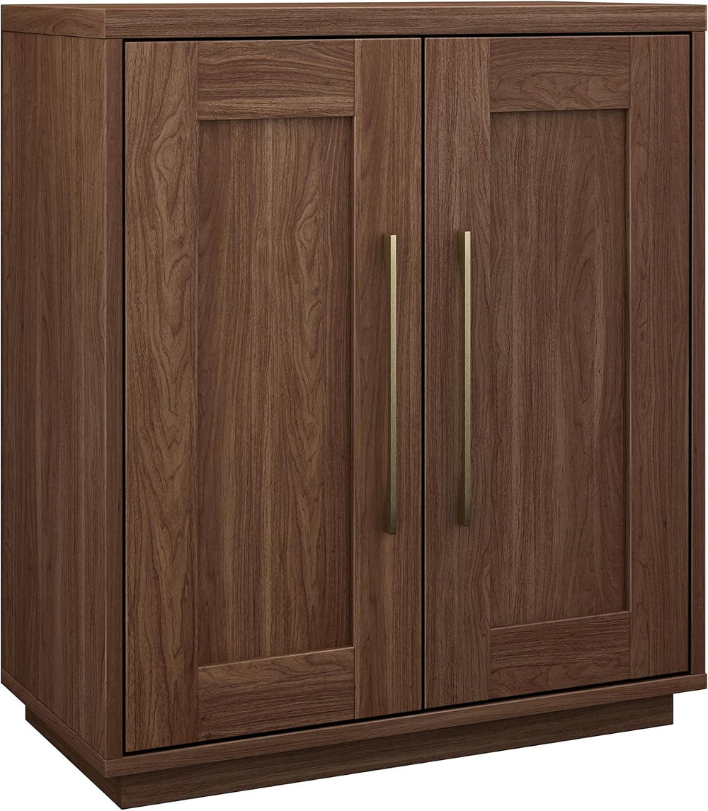 Henn&Hart 28" Accent Cabinet, Sideboard Buffet, Medium Walnut