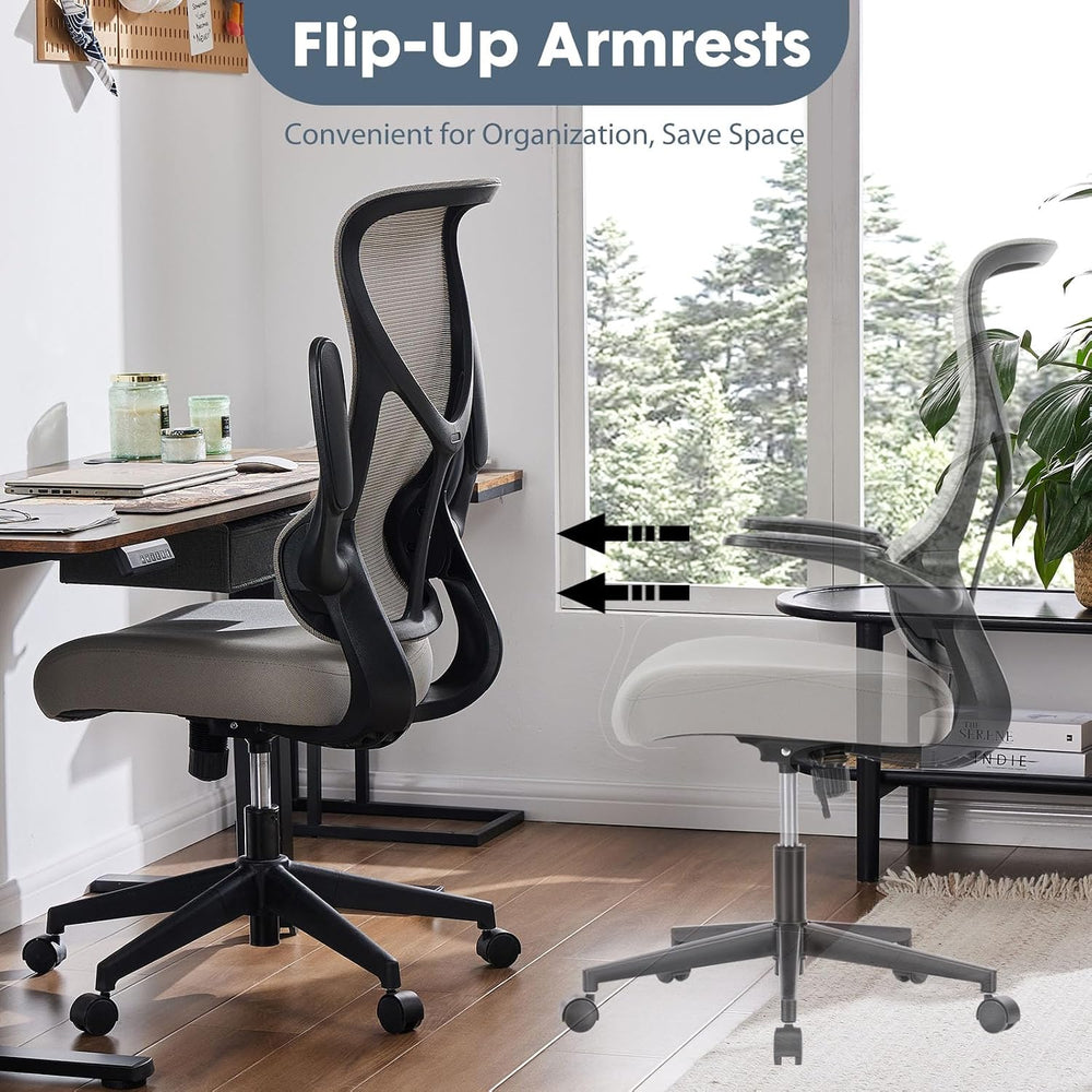 DUMOS Executive Home Office Chair, Ergonomic Computer Desk Chair, Mesh