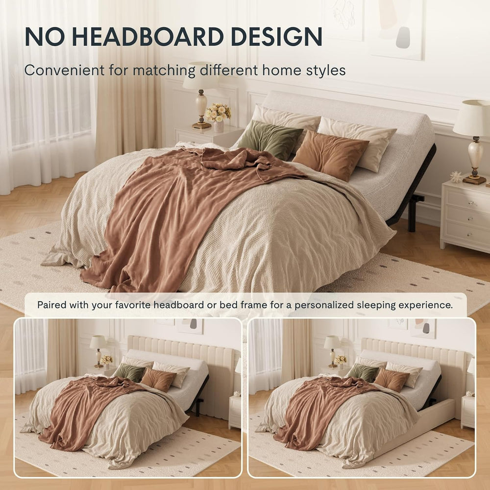 FLEXISPOT Adjustable Bed Bases, Massage, Zero Gravity & Memory Postions