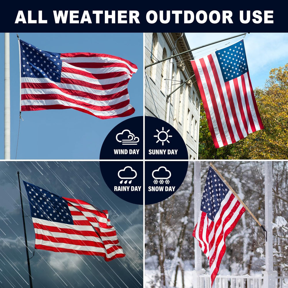 American Flag 3x5 ft Everstrong Series Ultra Durable Tear-Resistant, Heavy Du...