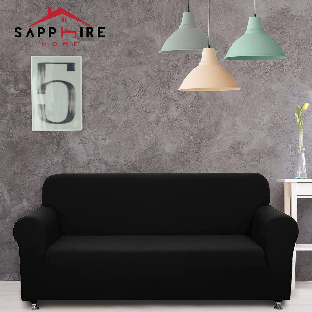 Sapphire Home 2-Piece Sofa and Loveseat Slipcovers, Couch and Loveseat Covers...