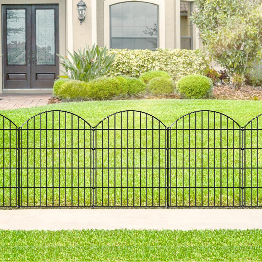 Metal Garden Fence 36 in x 23.3 ft, Dog Fence Outdoor for Yard