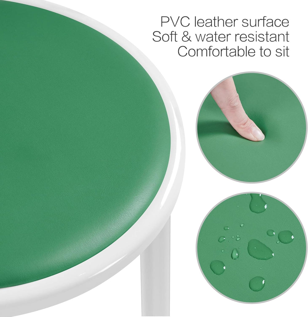 Yaheetech Padded Stackable Stools Set of 5, Classroom Seating, Pastel Tones