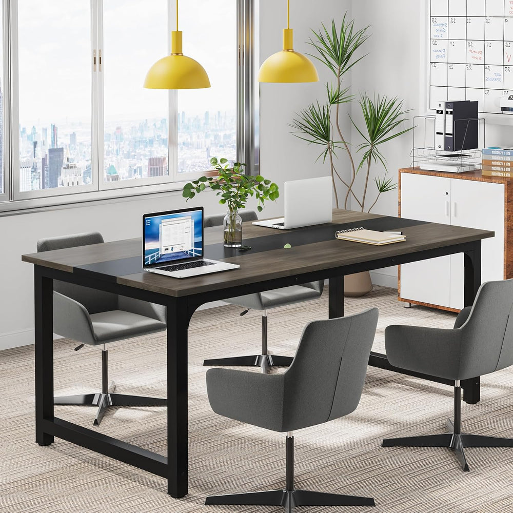 Tribesigns Modern Computer Desk, 63 x 31.5 inch Large Office Desk Computer Ta...