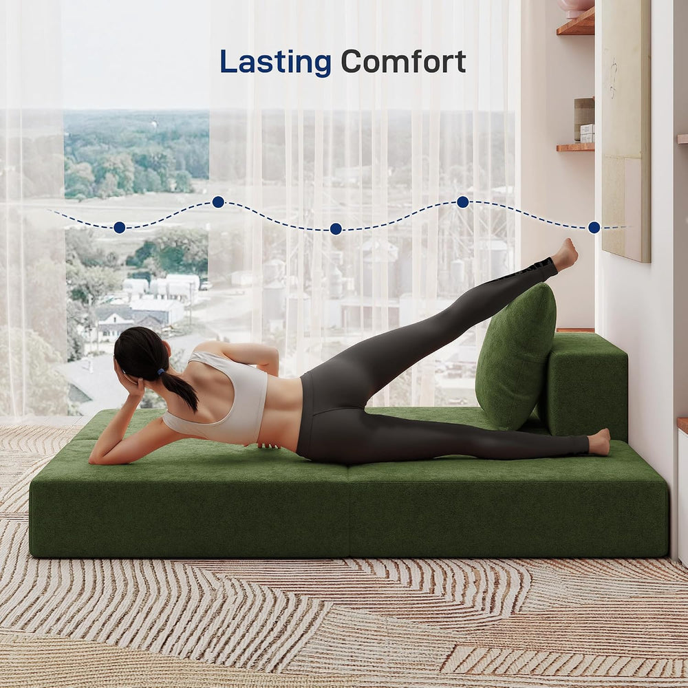 Living&Giving Cloud Sectional Couch for Living Room, Modular Boneless Cou...
