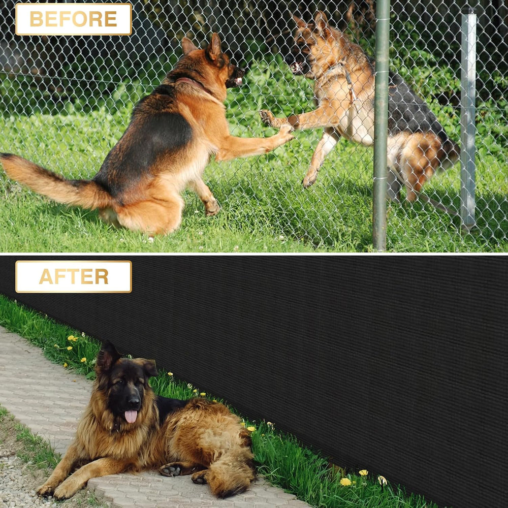 Privacy Fence Screen 4' x 40' Heavy Duty Fencing Cover Mesh Windscree...