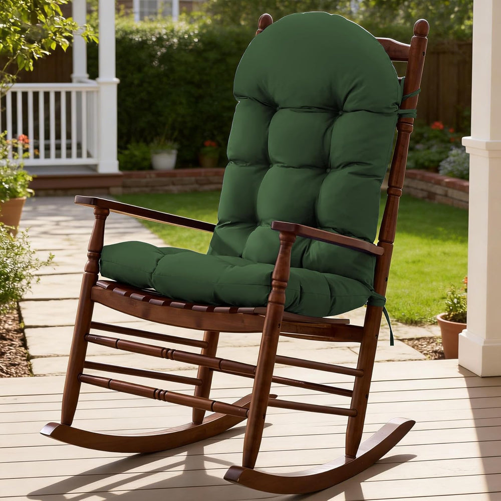 Rocking Chair Cushions, Indoor/Outdoor Adirondack Chair Cushion, Waterproof a...