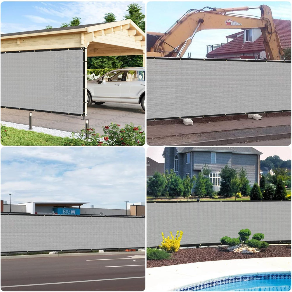 E&K Sunrise 6' x 50' Privacy Fence Screen with Grommets, Outdoor ...