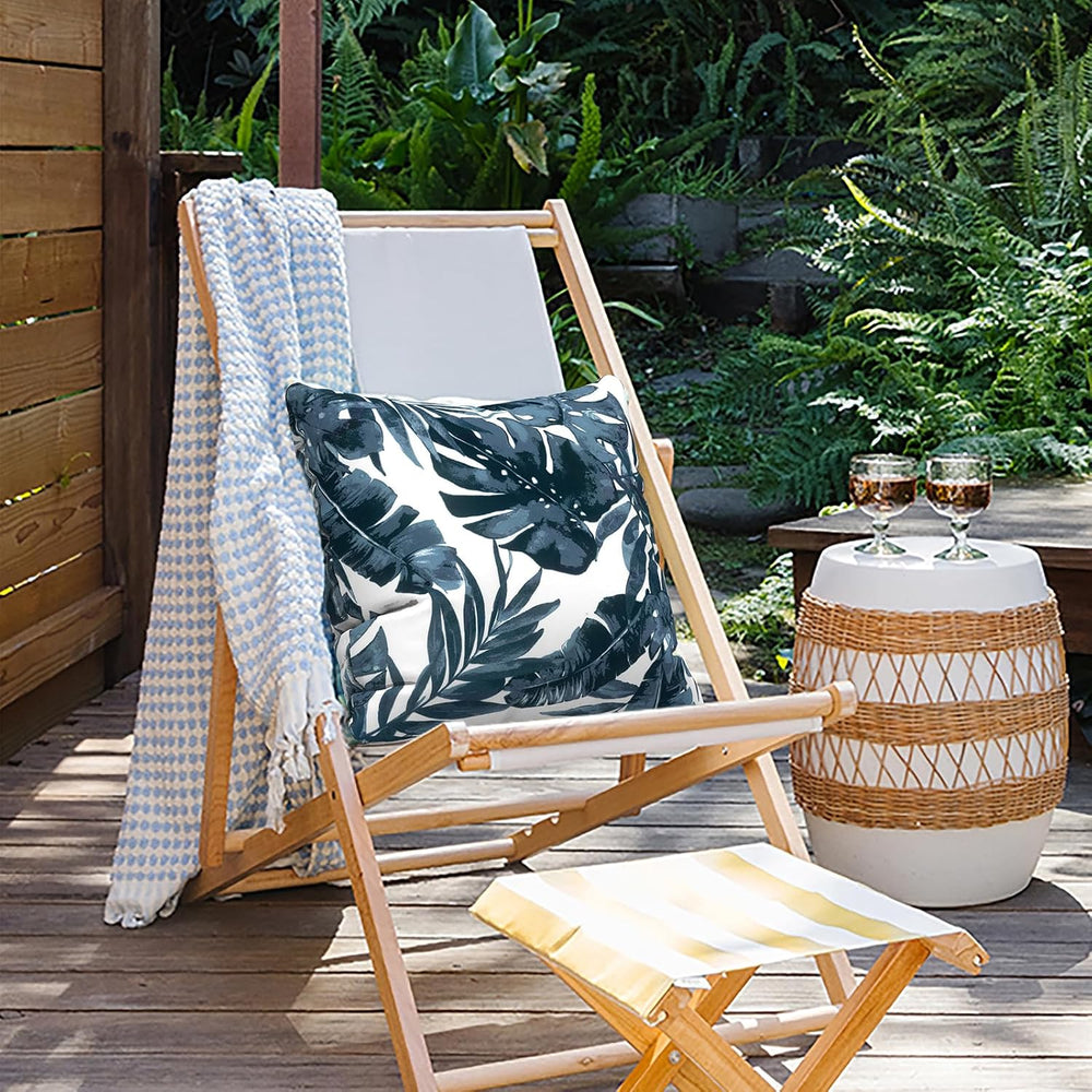 Outdoor Pillows for Patio Furniture 18x18 inch, Square Outdoor Throw Pillows ...