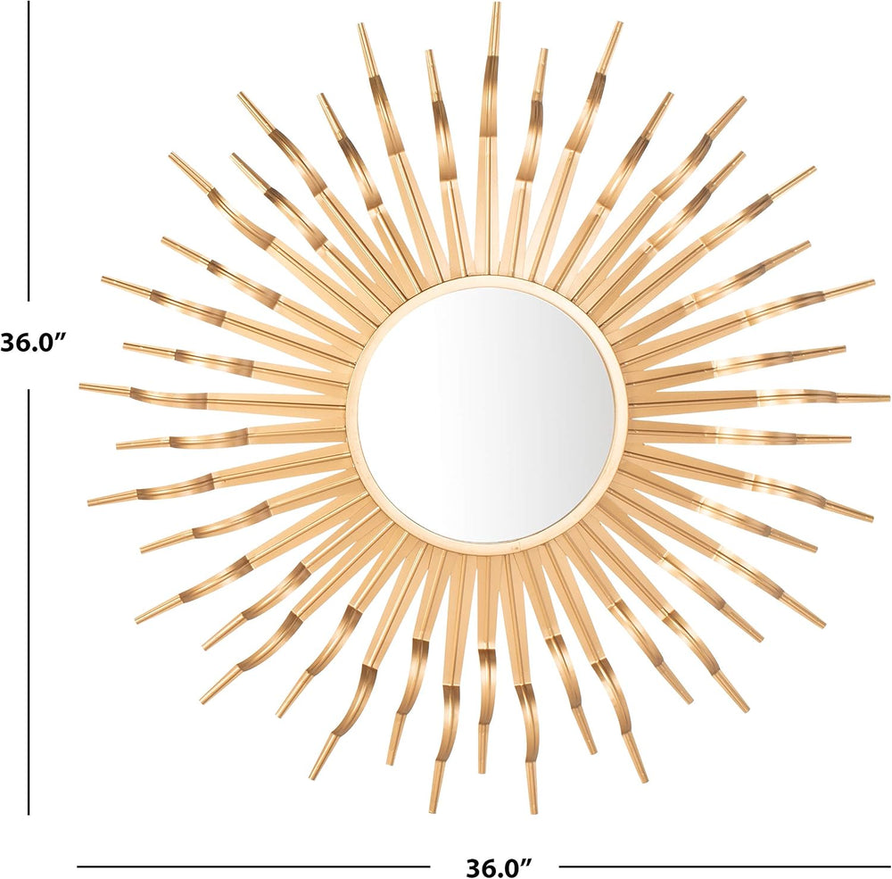 SAFAVIEH Naya Modern Sunburst Mirror, 35" MRR1034B