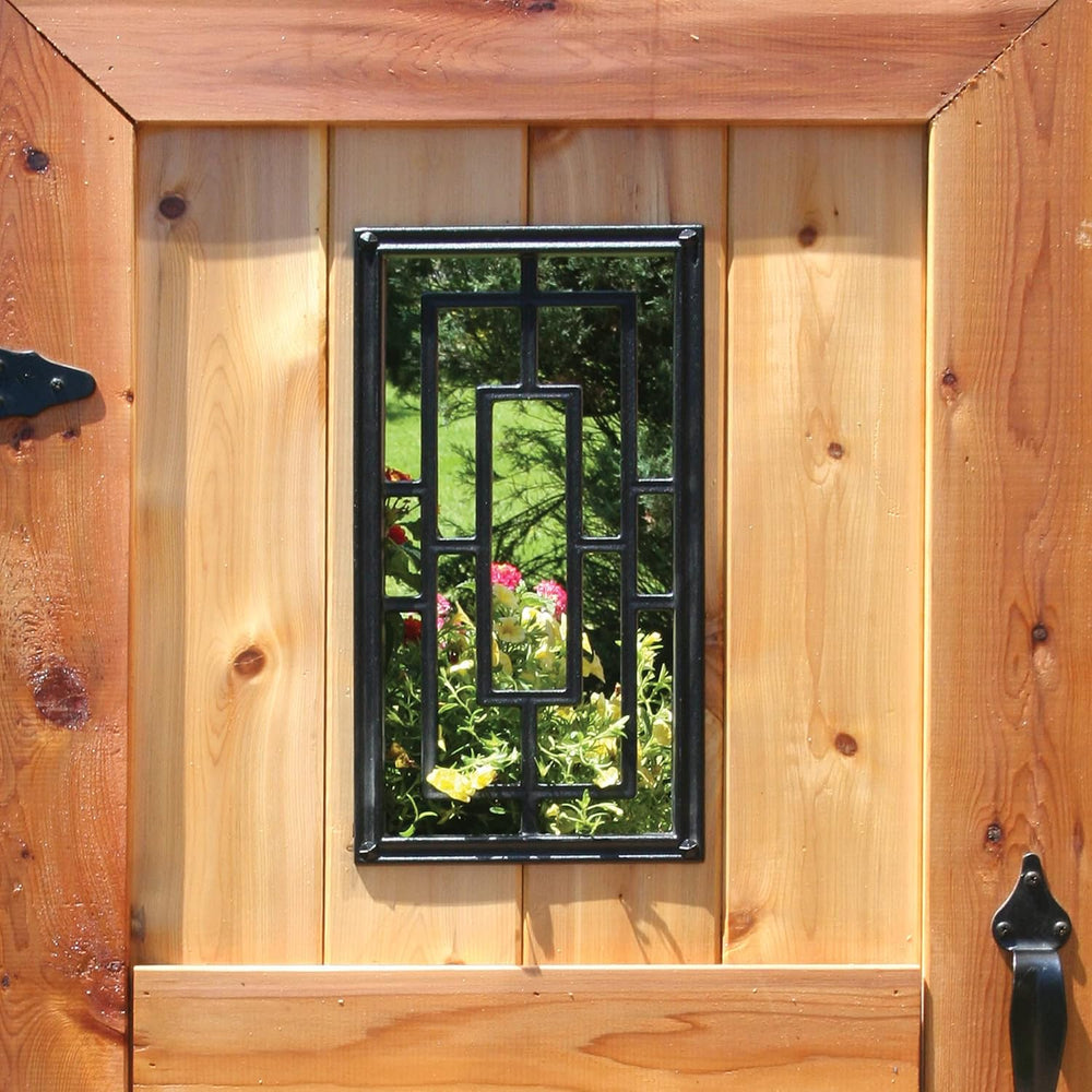 Nuvo Iron Decorative Insert for Fencing, Gates, Home, Garden - Rectangular, 9...