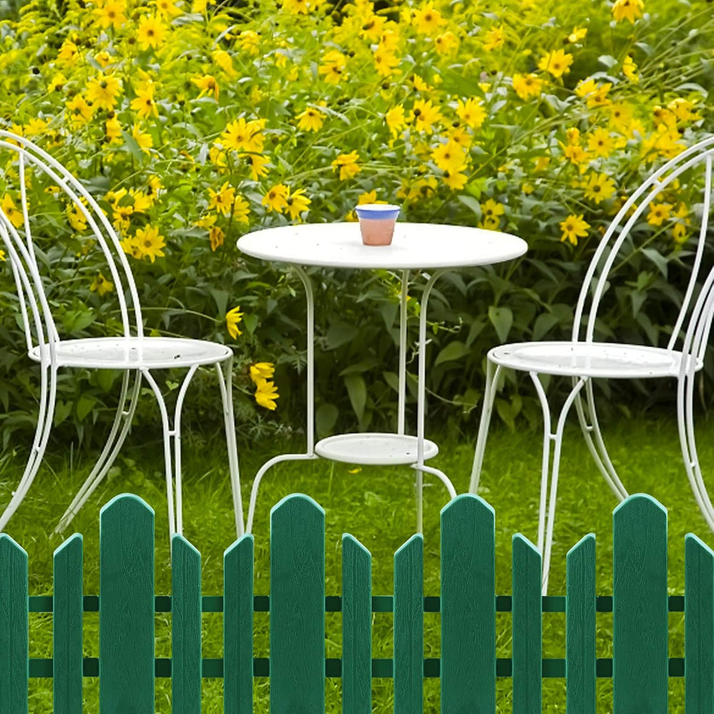 Sunnyglade 12 Pack Recycled Plastic Garden Edging Border 23"x6" Dar...
