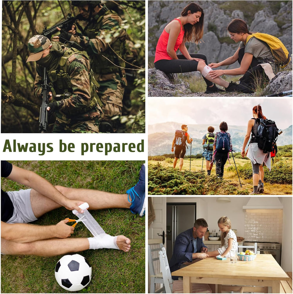 ABPIR 170 PCS Survival Kits, Survival First Aid Kit, Trauma Kit with Essentia...