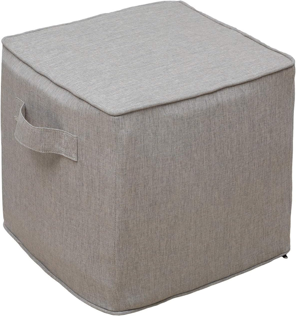QILLOWAY Inflatable Outdoor Ottoman for Patio, Water Resistant Pouf Cube 16&q...