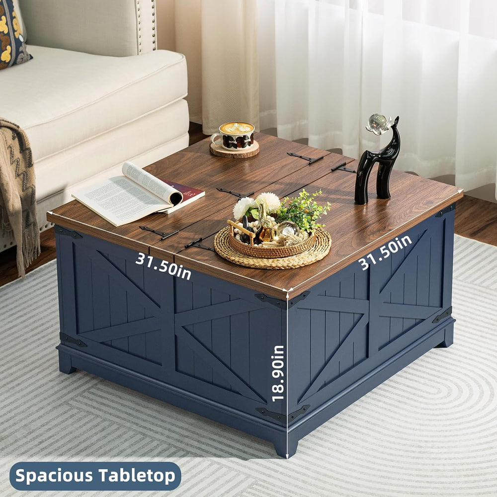 Joaxswe Farmhouse Coffee Table Set of 3