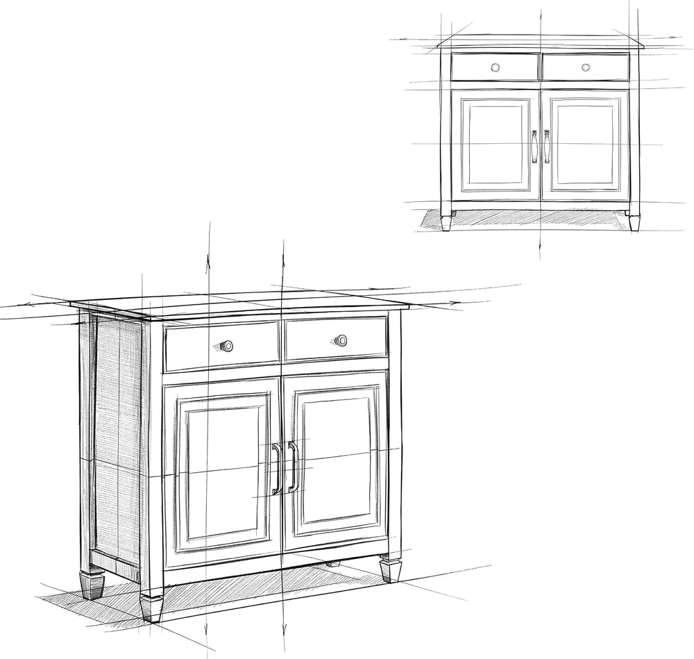 SIMPLIHOME Connaught 40" Solid Wood Cabinet in Light Golden Brown