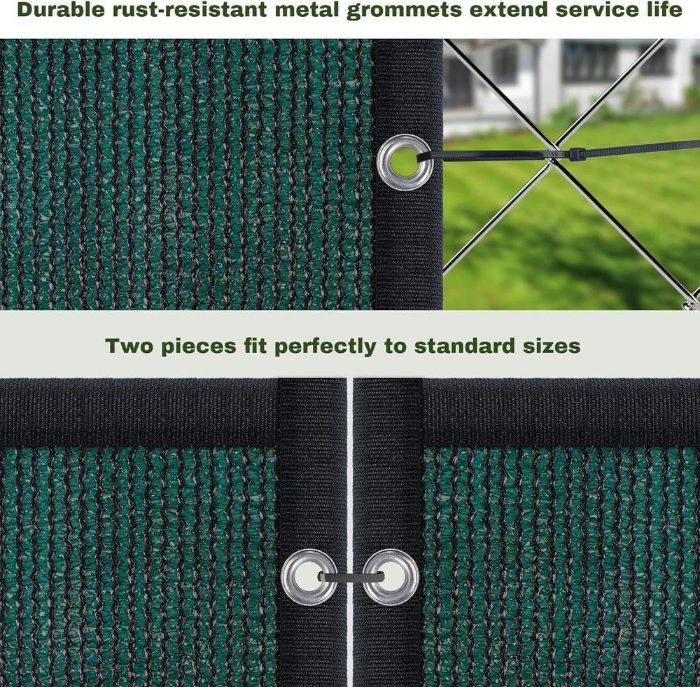 Privacy Screen Fence, TOTU 6ft x 50ft Heavy Duty Net Cover, for Wall Garden Y...