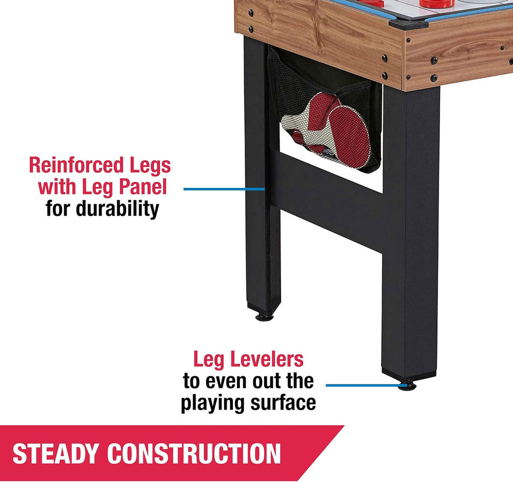 MD Sports 48 Inch 5-In-1 Combo Game Table, Multi