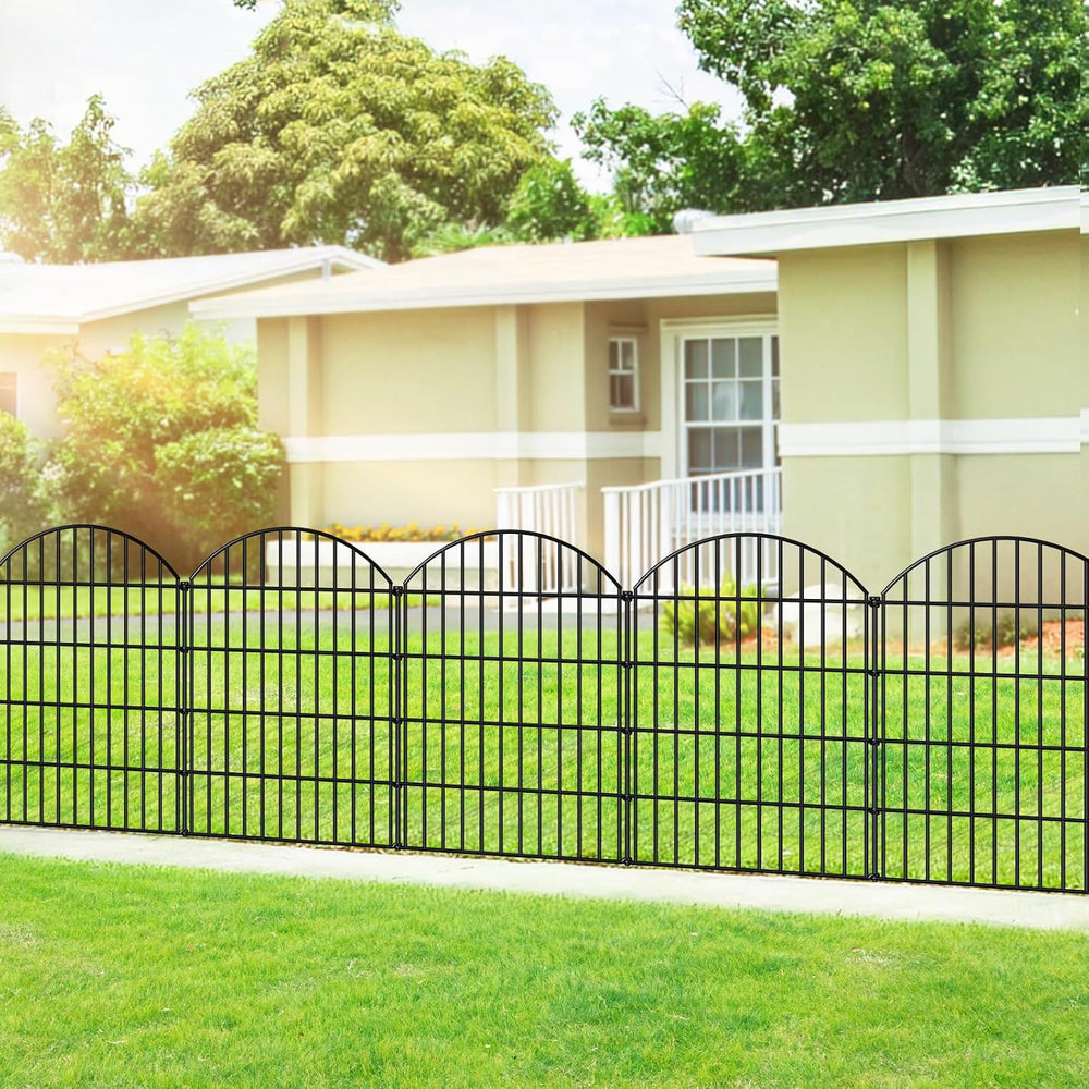 Metal Garden Fence 36 in x 23.3 ft, Dog Fence Outdoor for Yard