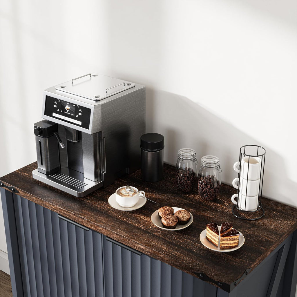 BuildHom 32" Sideboard Buffet Cabinet with Storage, Coffee Bar Cabinet