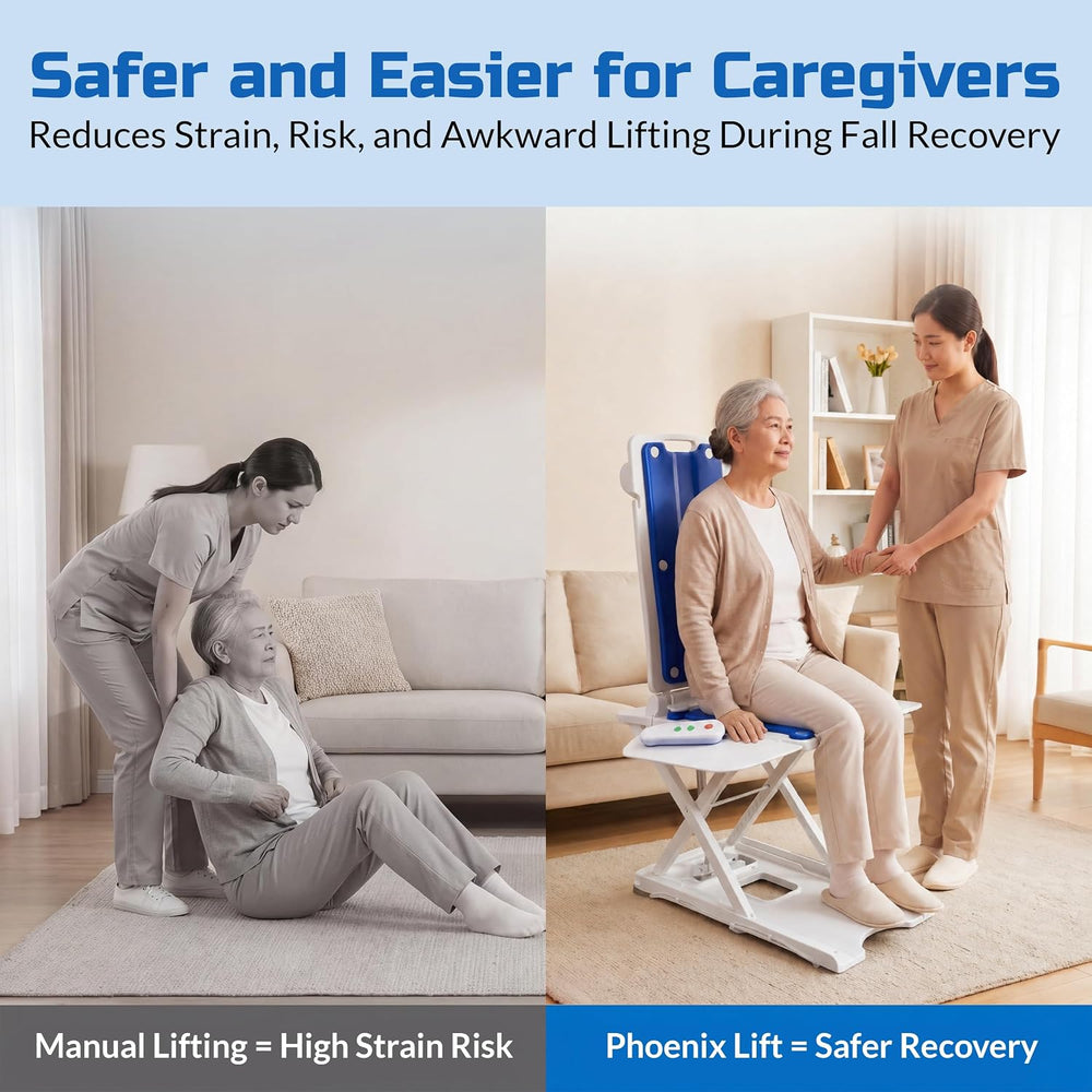 Phoenix Premium Power Chair Lift Floor Lift. Push Button Assist Helps Users u...
