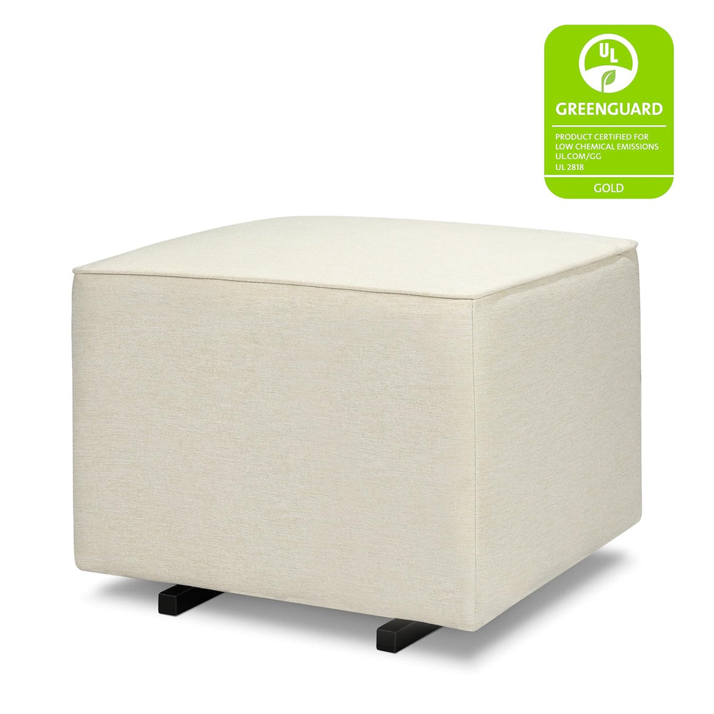 Davinci Universal Gliding Ottoman in Vanilla, GREENGUARD Gold & CertiPUR-...