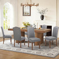 Upholstered Dining Chair Modern Stylish Kitchen Diner Fabric Set of 6
