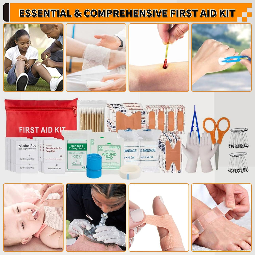Survival Kit, Gifts for Men Women Teen Boys, 252 pcs Survival Gear and Equipm...