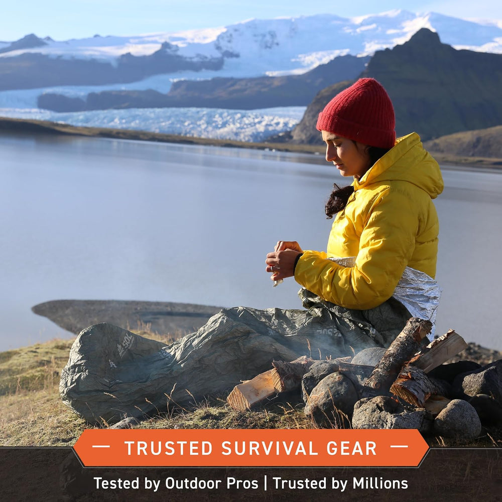 SOL Escape Bivvy with Hood - Emergency Preparedness Blanket - Reflects Up to ...