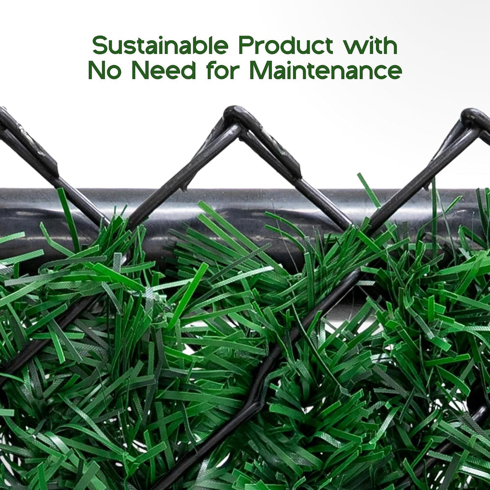 Privacy Fence Screen 10'x10' Hedge Slats for Chain Link, Heavy Duty
