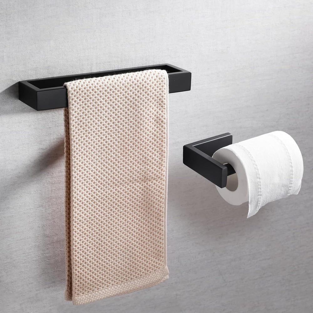 Miyili 2-Piece Bathroom Hardware Set Towel Ring & Toilet Paper Holder