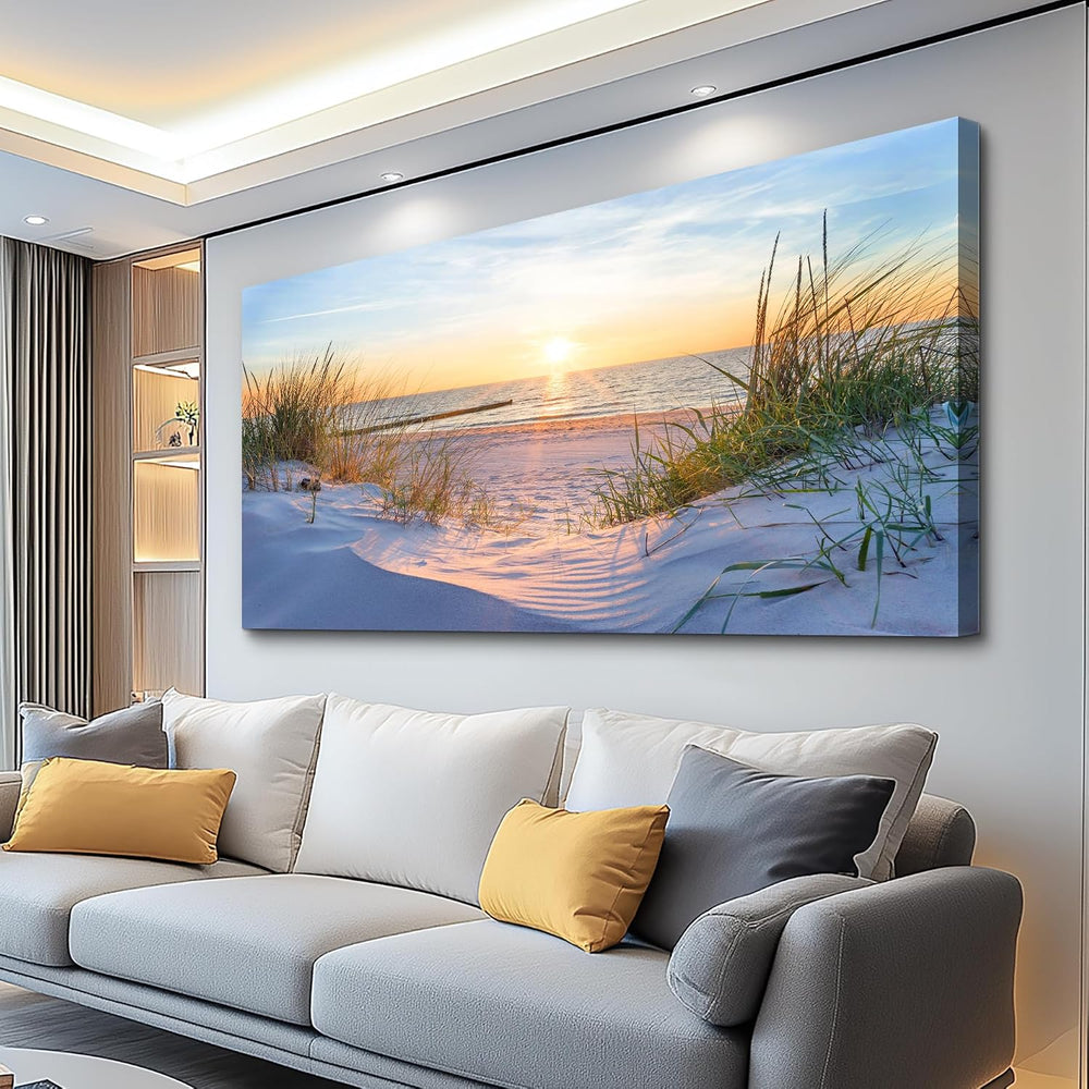 MHARTK66 Beach Canvas Wall Art For Living Room,Pictures for Bedroom,20"X...