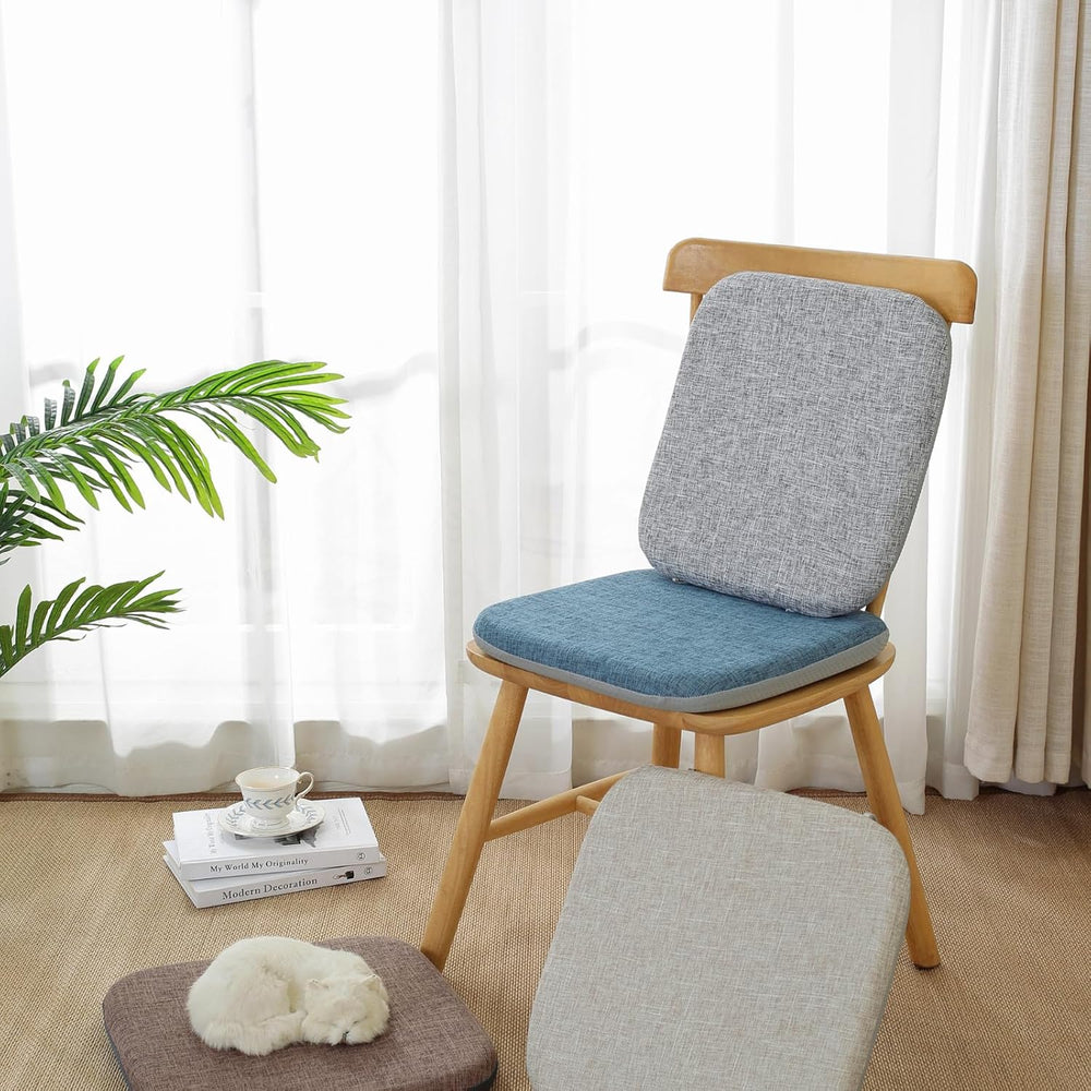 High Resilience Memory Foam Chair Cushion 13"x13"x2" Set of 2 ...