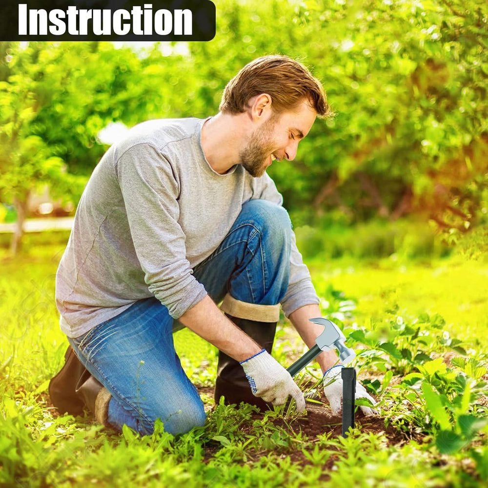 100 PCS Edging Stakes, Landscape Edging Stake for Gardening, Ground Stakes