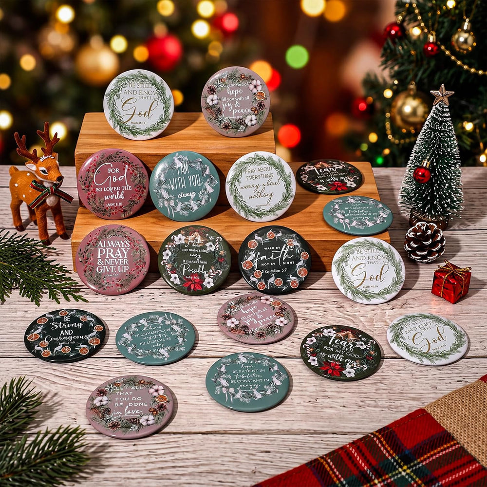 Thyle 72 Sets Christmas Christian Gifts Bulk Bible Verse Compact Mirrors