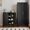 GAIOUS 36" Metal Office File Cabinet, Black Locked Garage Storage Cabinets