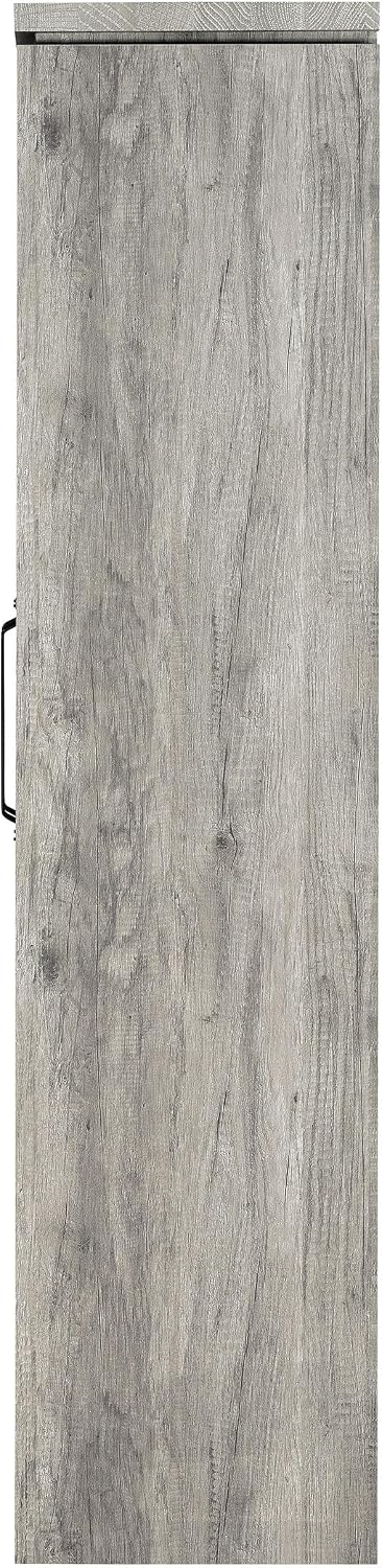 Coaster Alejo 35-Inch Display Cabinet with Storage, Grey Driftwood 950783