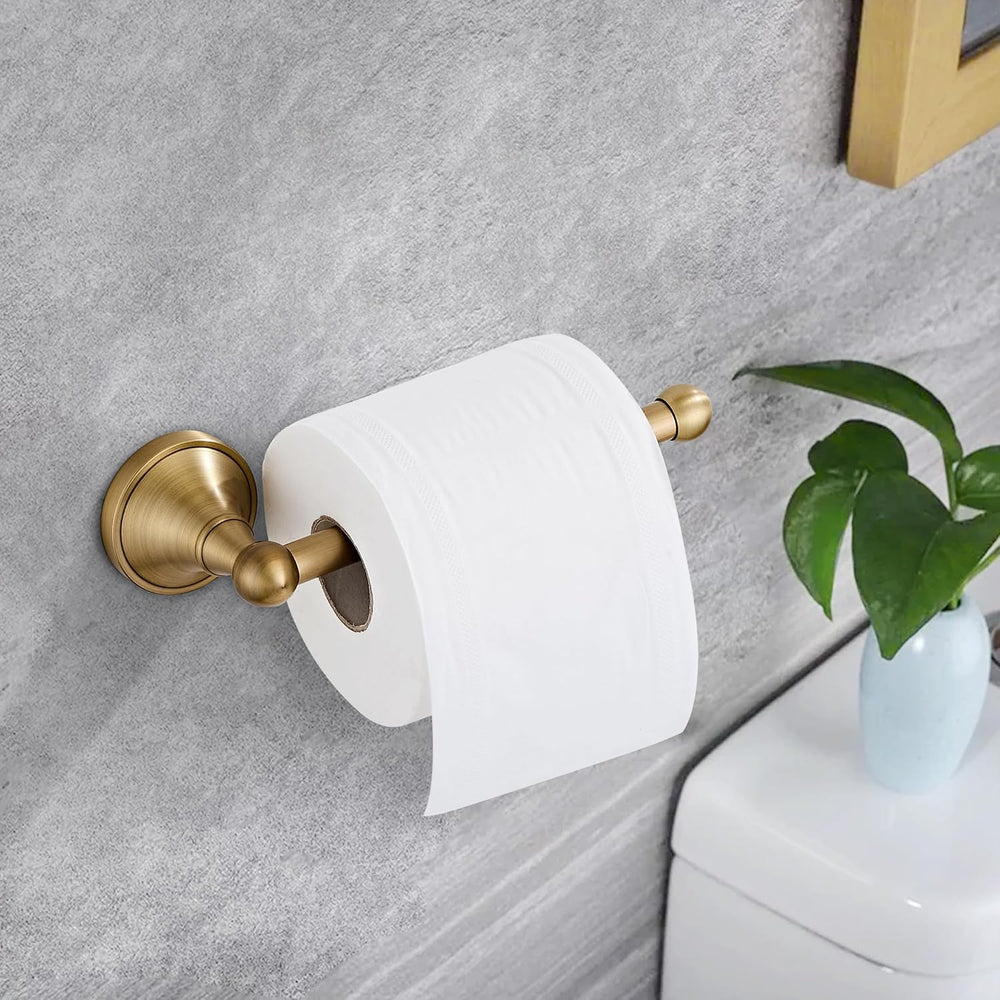 Brass Toilet Paper Holder Towel Ring, Antique Brass Towel Holder Toilet Paper...