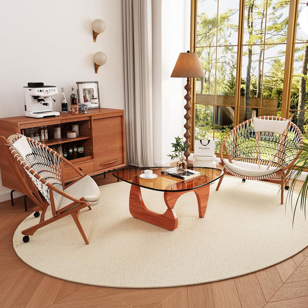Coffee Tables Glass Small Farmhouse Coffee Table Mid-Century Modern Wood Cent...