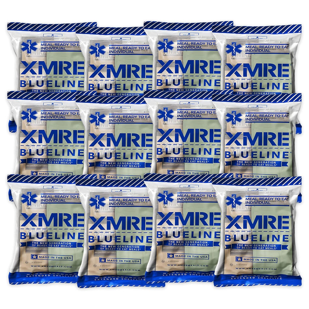 XMRE Blue Line MRE Meals Military 2022 Bulk | Military Grade MREs | For Survi...